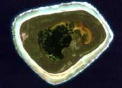 Swains Island  fra satelitt.